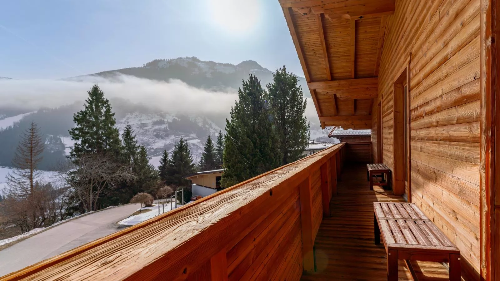 Chalet Kristall II-Terrasbalkon