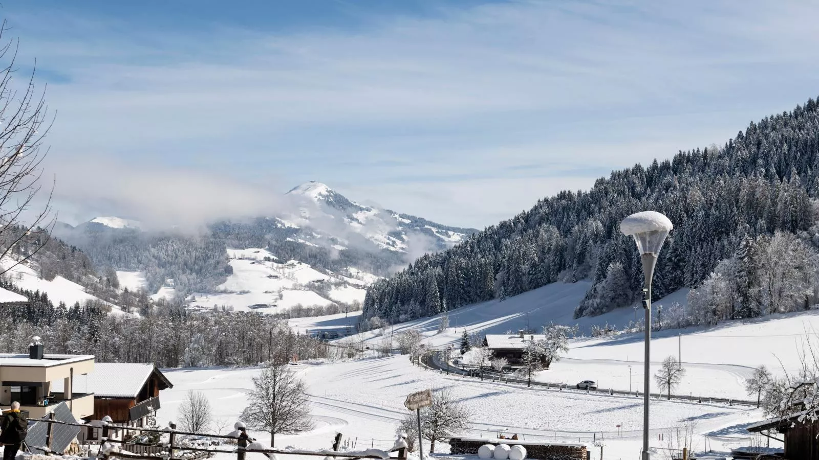 Tirolee Marchegg EG Top 2-Uitzicht winter