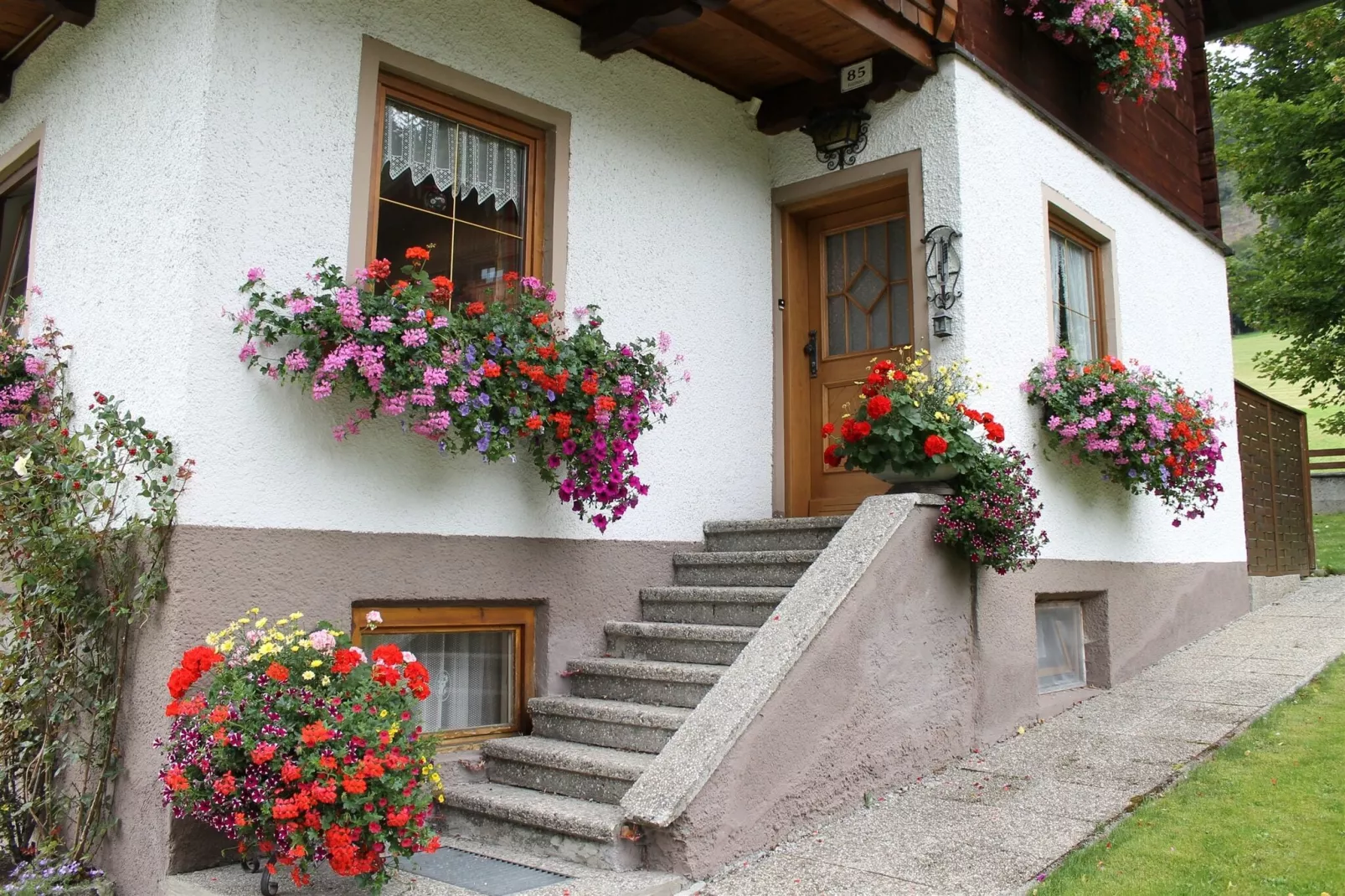 Ferienhaus Dachsteinheim-Buitenkant zomer