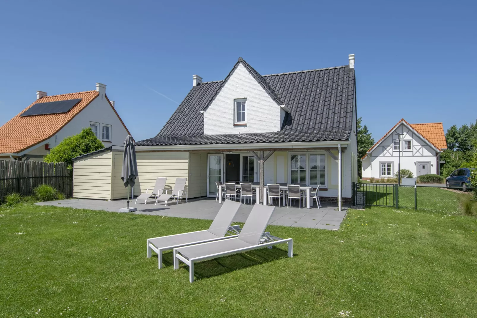 Noordzee Résidence Cadzand-Bad 7-Tuinen zomer