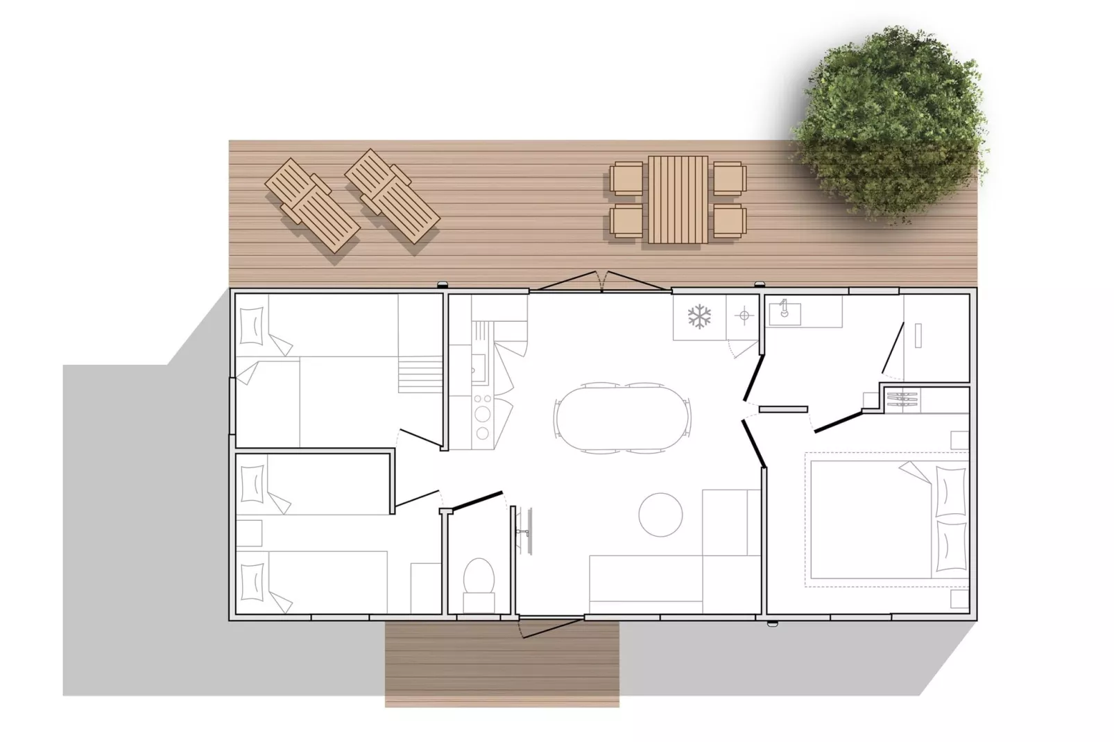 Les Jardins d'Agathe 5-Buitenkant zomer