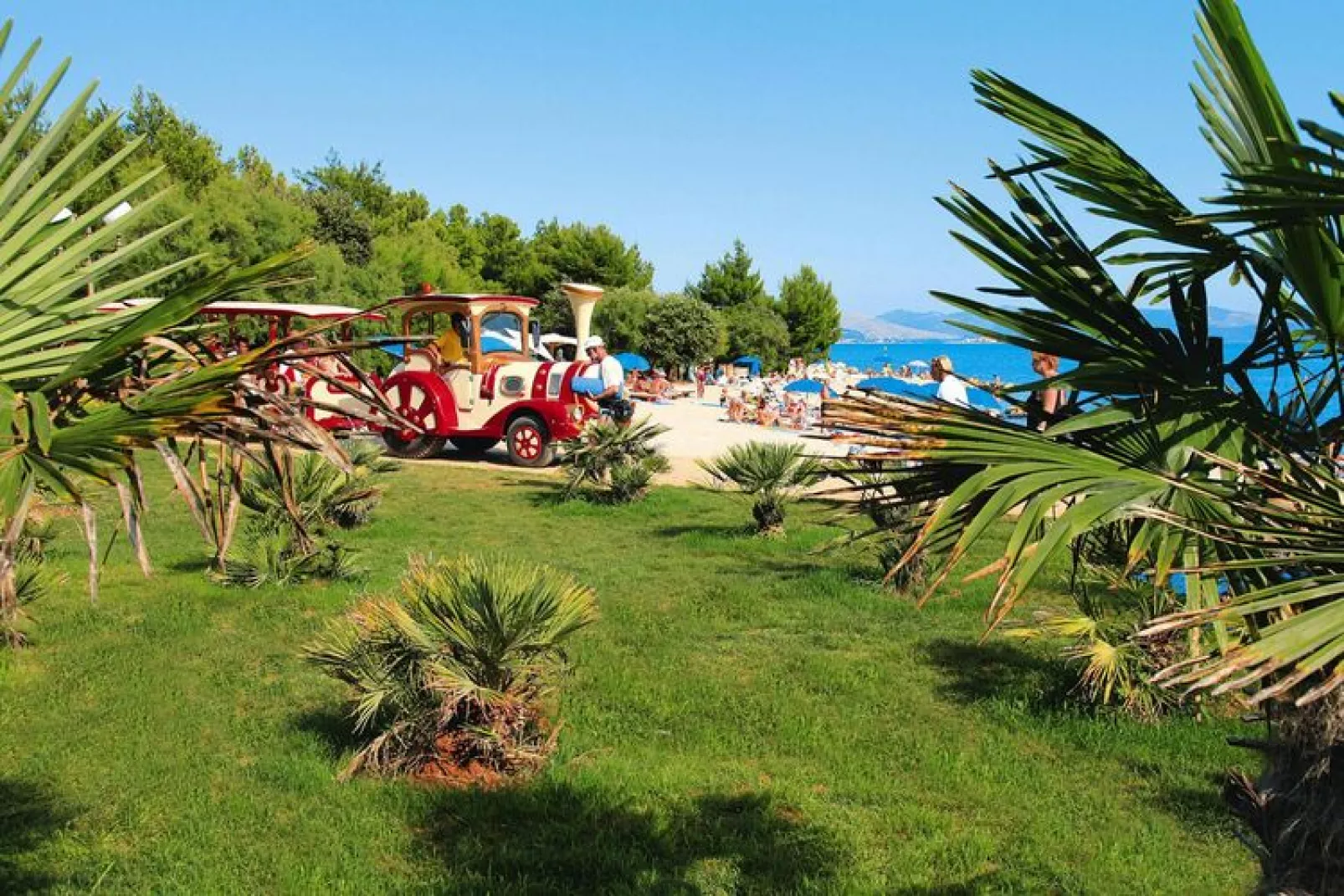 Villas Kornati in Amadria Park Camping Sibenik - 3-Raum-App 4&3 A3 ca70 qm für 7 Pers-Tuinen zomer