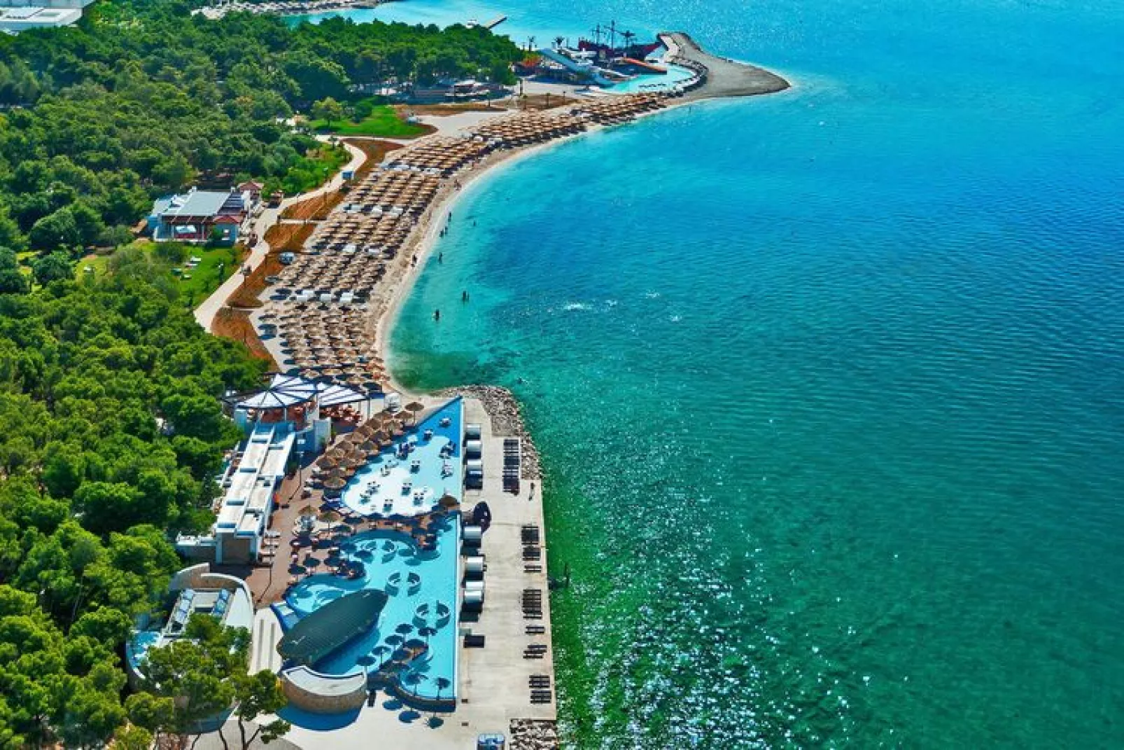 Villas Kornati in Amadria Park Camping Sibenik - 3-Raum-App 4&3 A3 ca70 qm für 7 Pers-Waterzicht