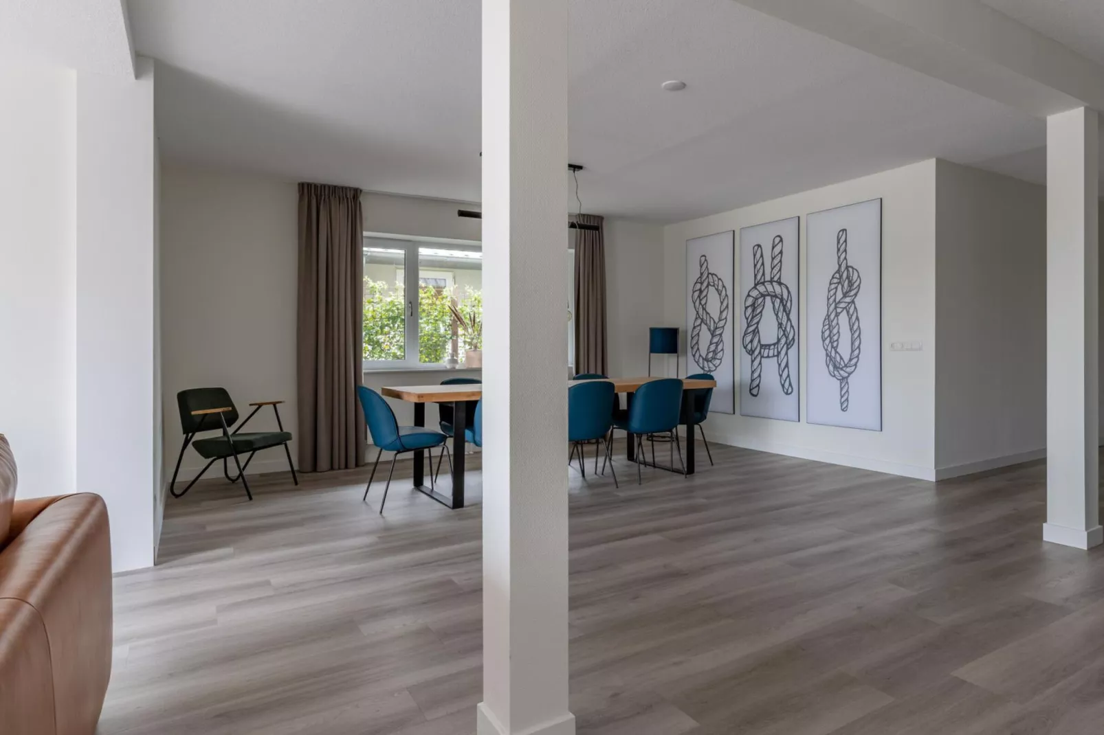 Appartement - Paviljoenwei 4  Sneek Offingawier 'Havenzicht'-Woonkamer