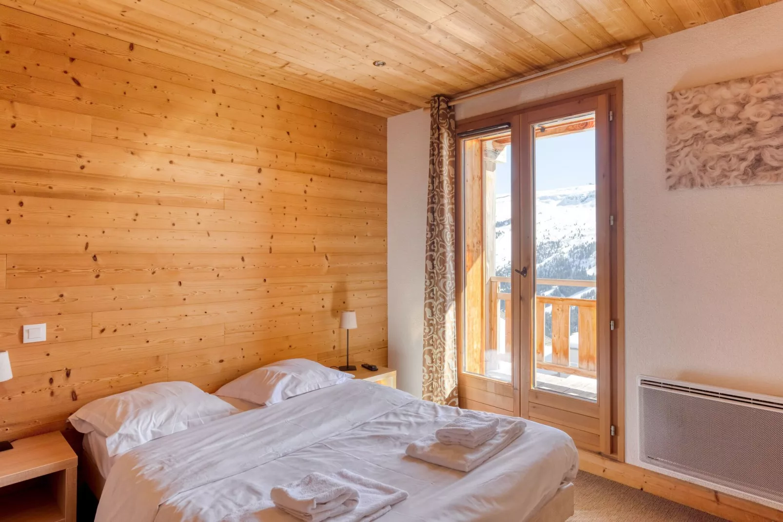 Authentiek appartement in het skigebied Le Grand Massif-Slaapkamer