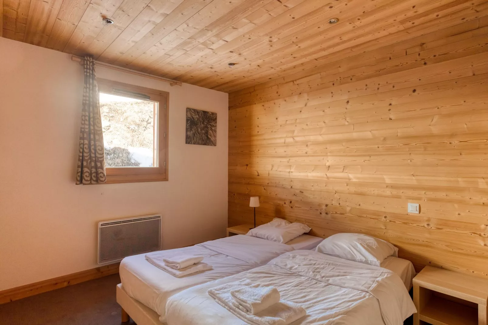 Authentiek appartement in het skigebied Le Grand Massif-Slaapkamer