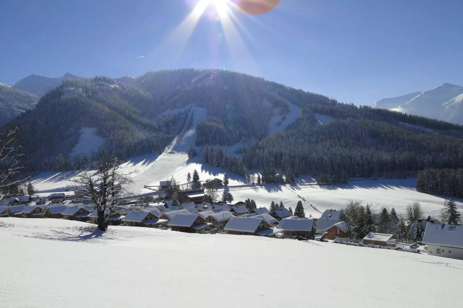 Chalet Eresma-Gebied winter 1km