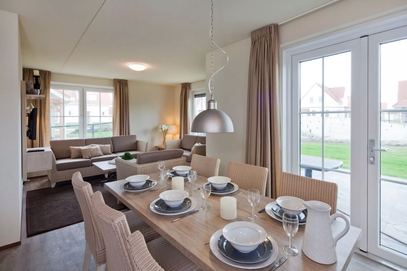 Noordzee Residence Cadzand-Bad 16-Woonkamer