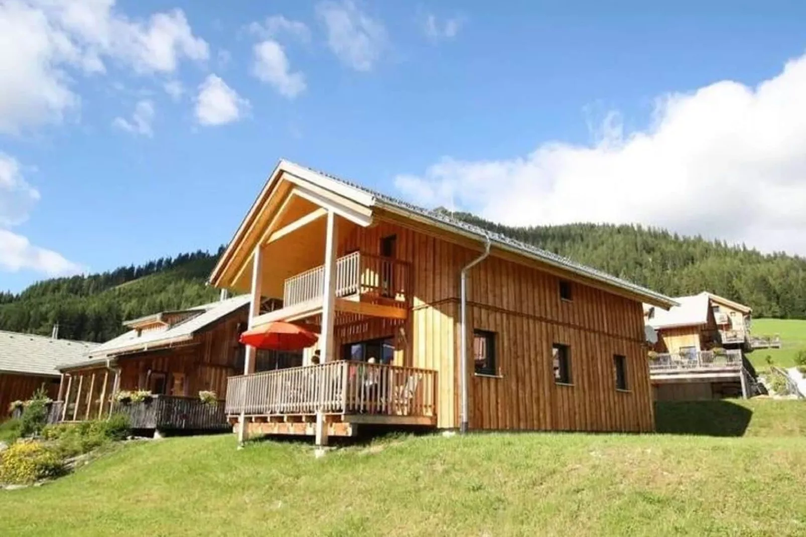 Chalet Pistenstüberl-Uitzicht zomer