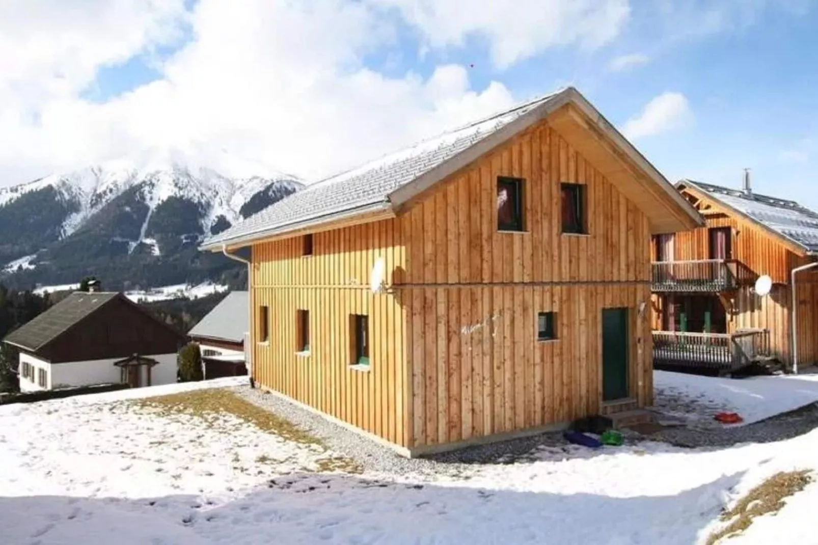 Chalet Pistenstüberl-Uitzicht winter