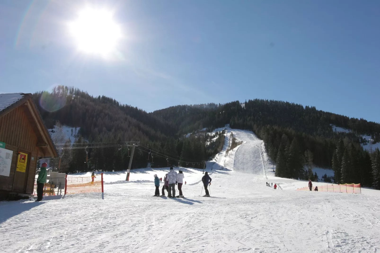 Chalet Pistenstüberl-Gebied winter 1km