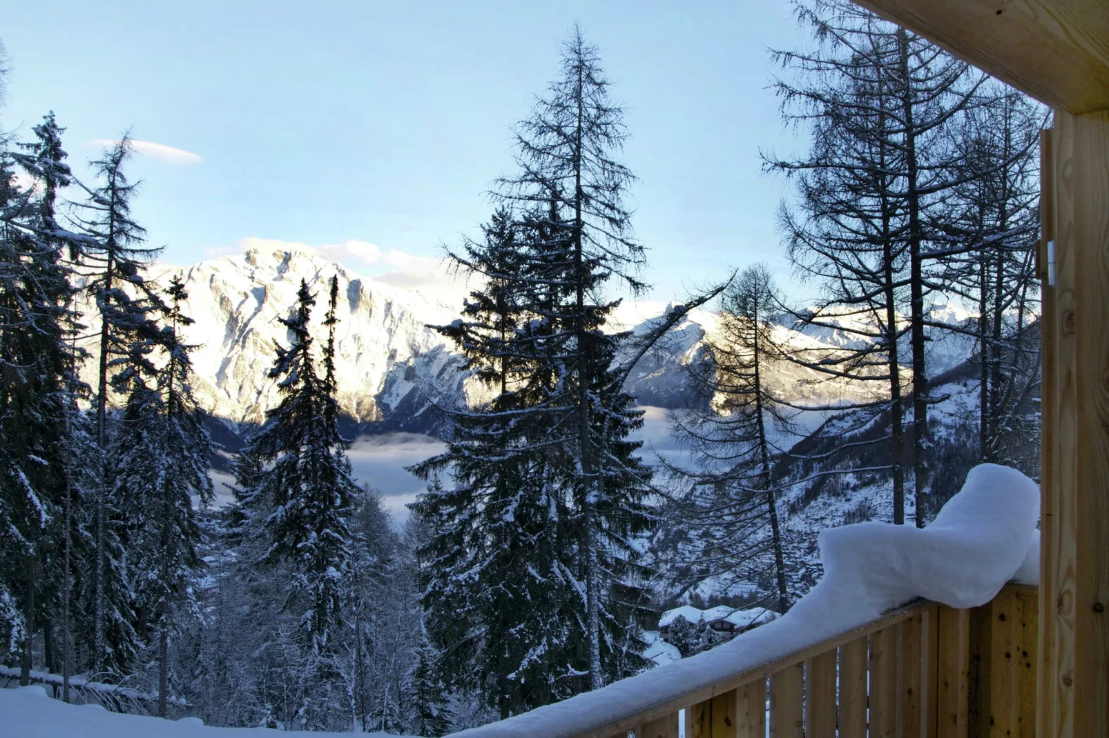 Chalet Chaud-Uitzicht winter