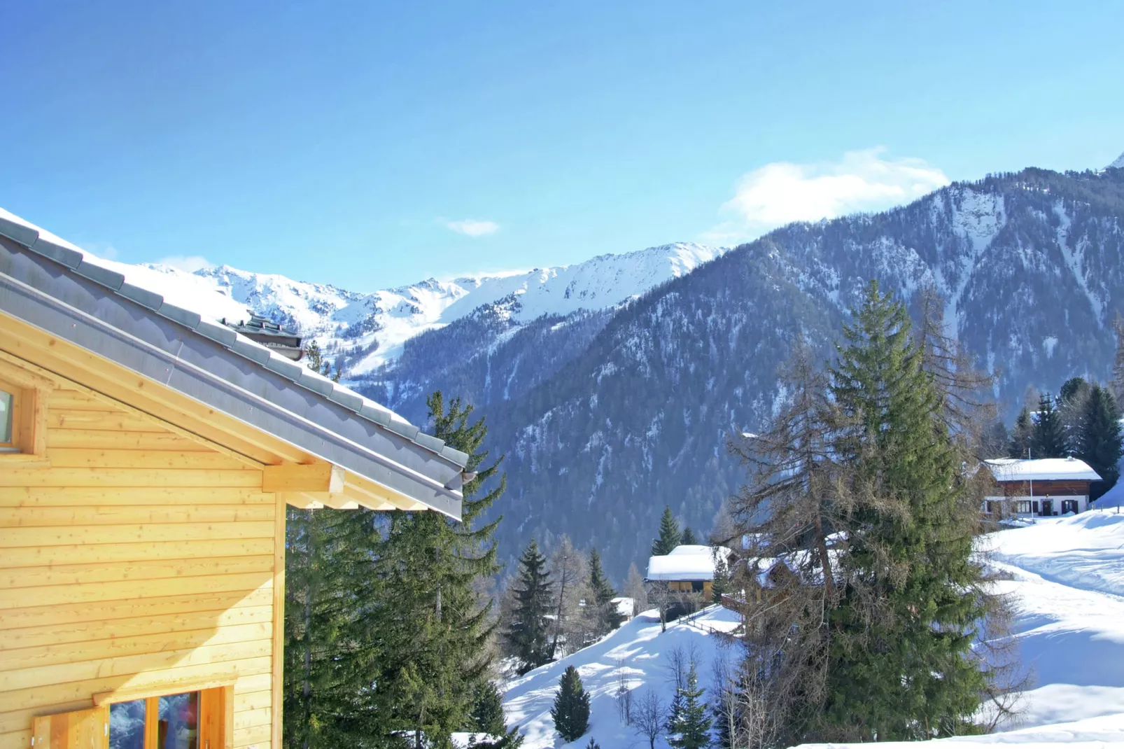 Chalet Chaud-Uitzicht winter