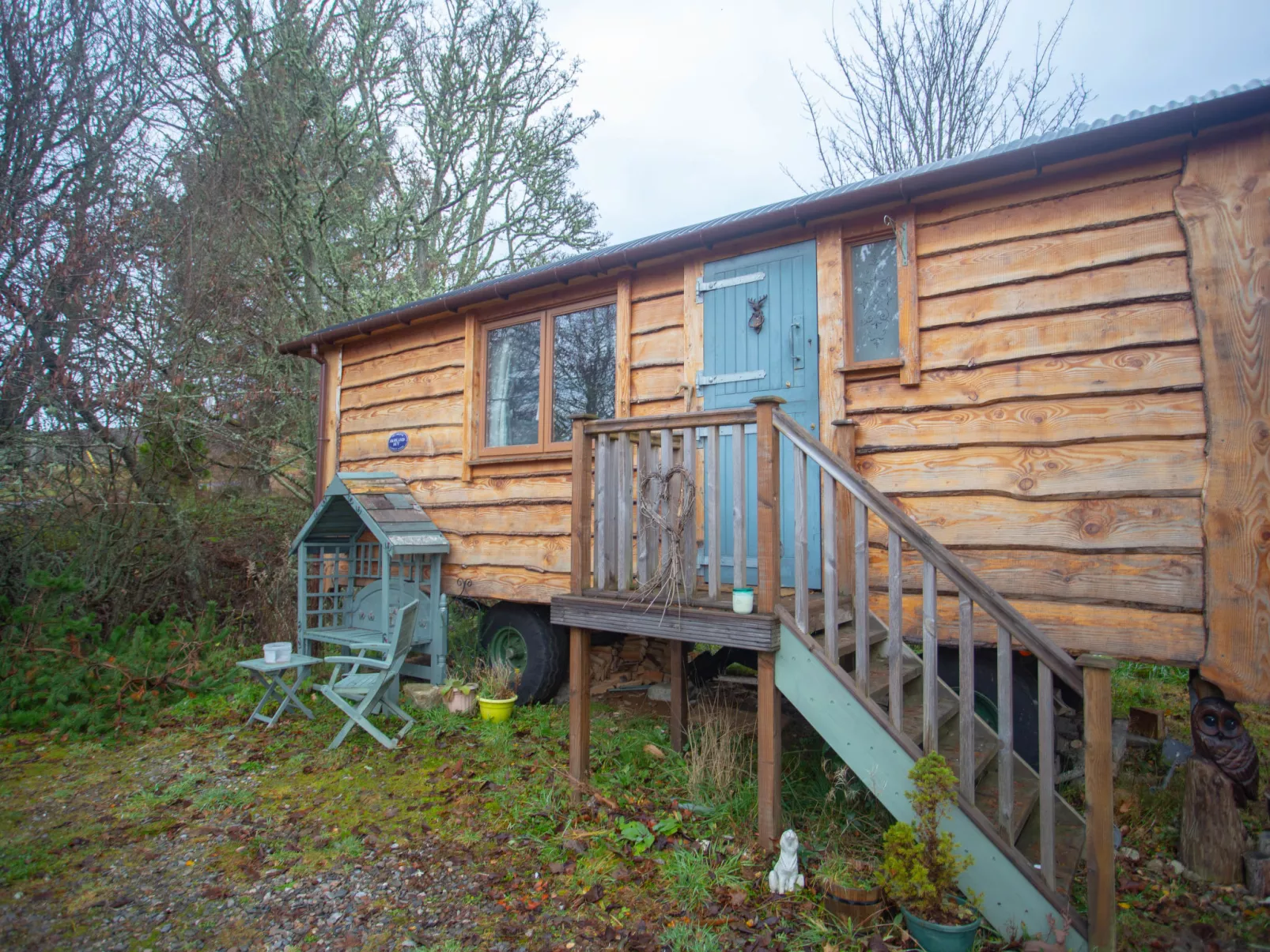 Shepherds Hut-Buiten