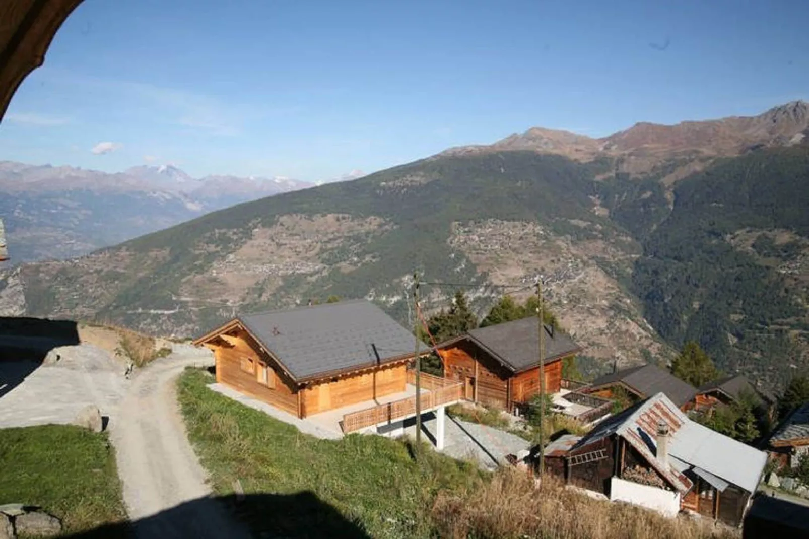 Chalet Perle des Collons-Uitzicht zomer