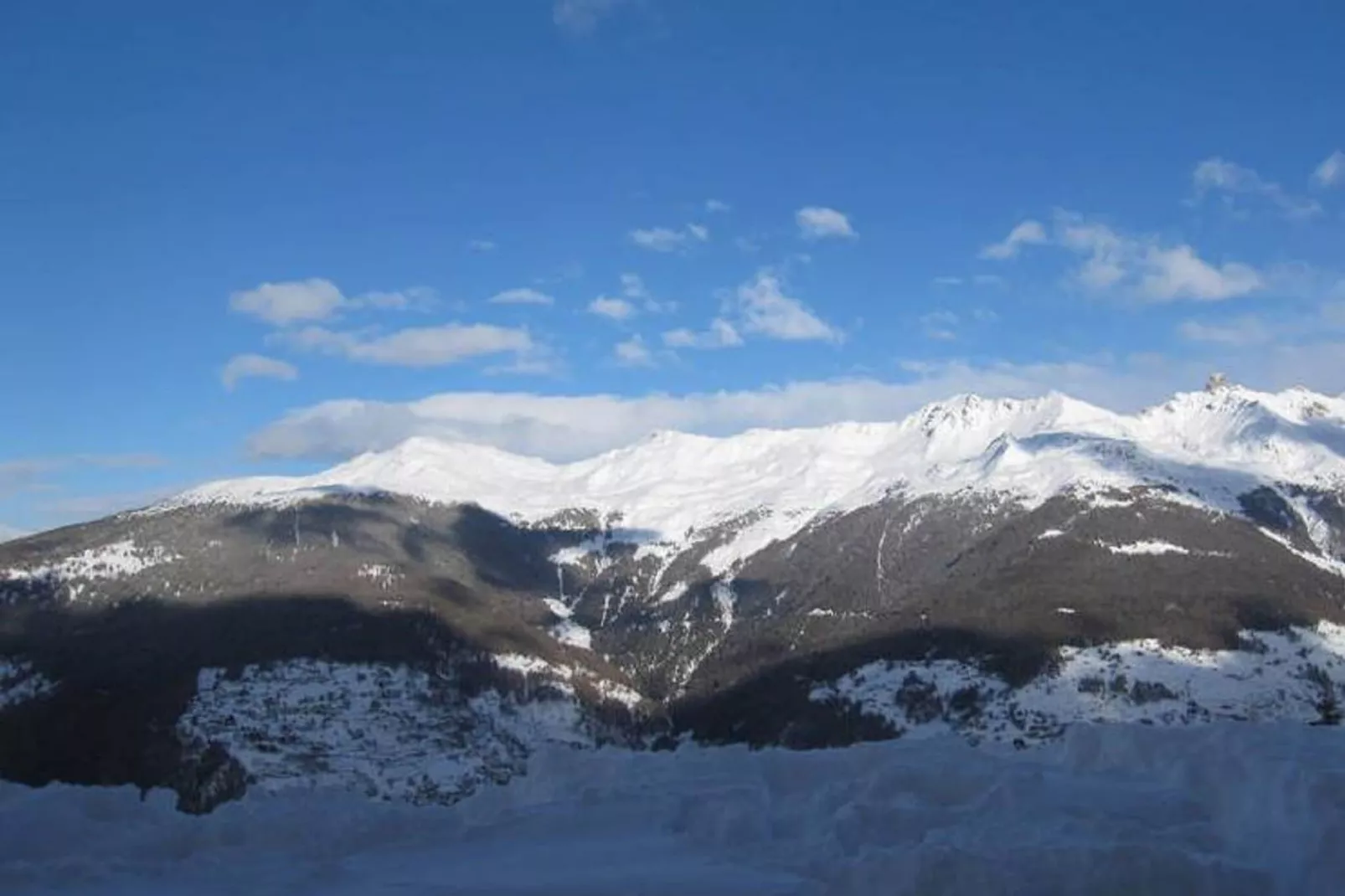 Chalet Perle des Collons-Uitzicht winter