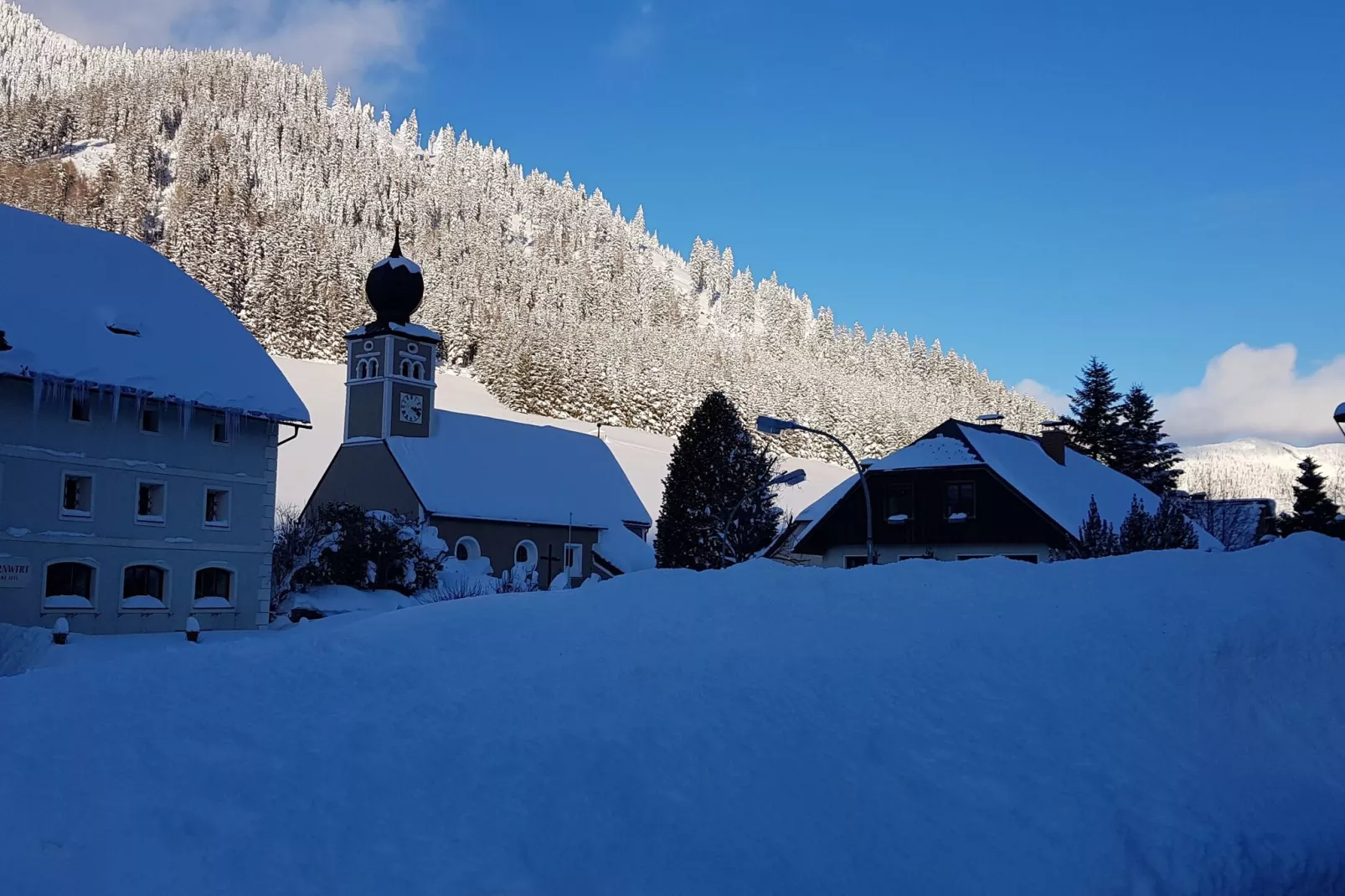Chalet Moarhof-Gebied winter 5km