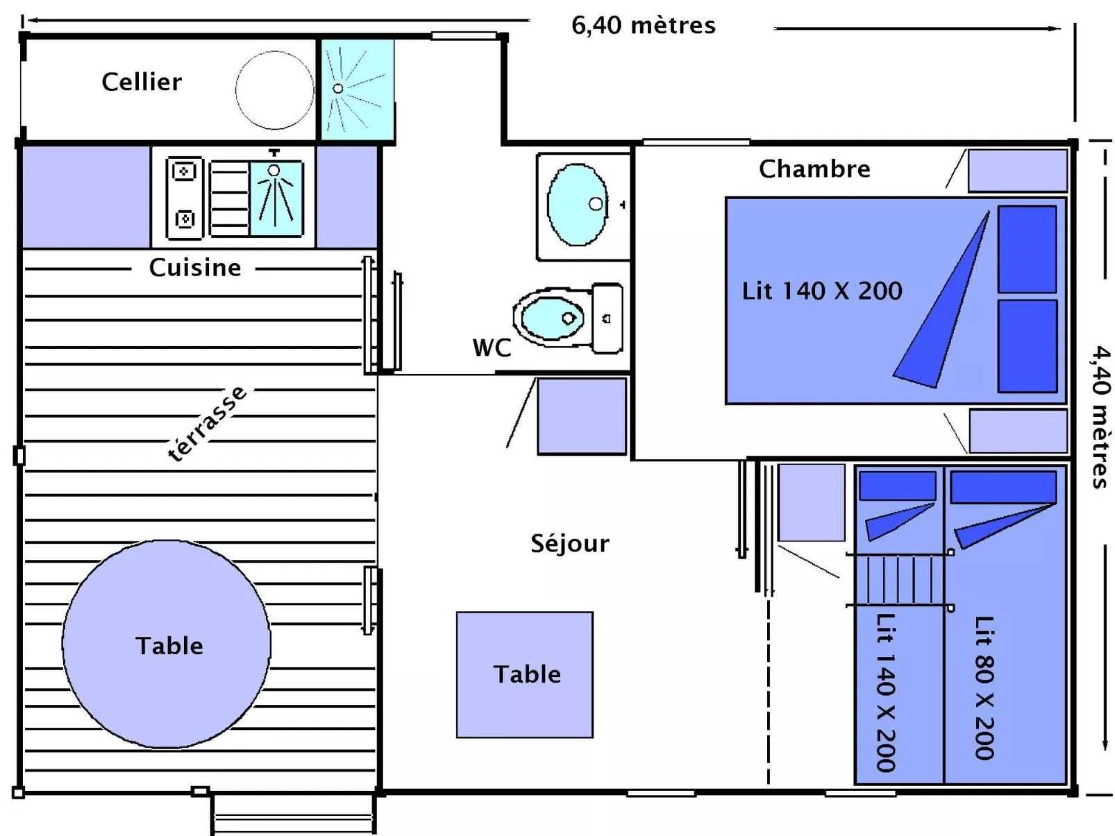 La Clémentine Chalet Confort 4/5 pers-Binnen