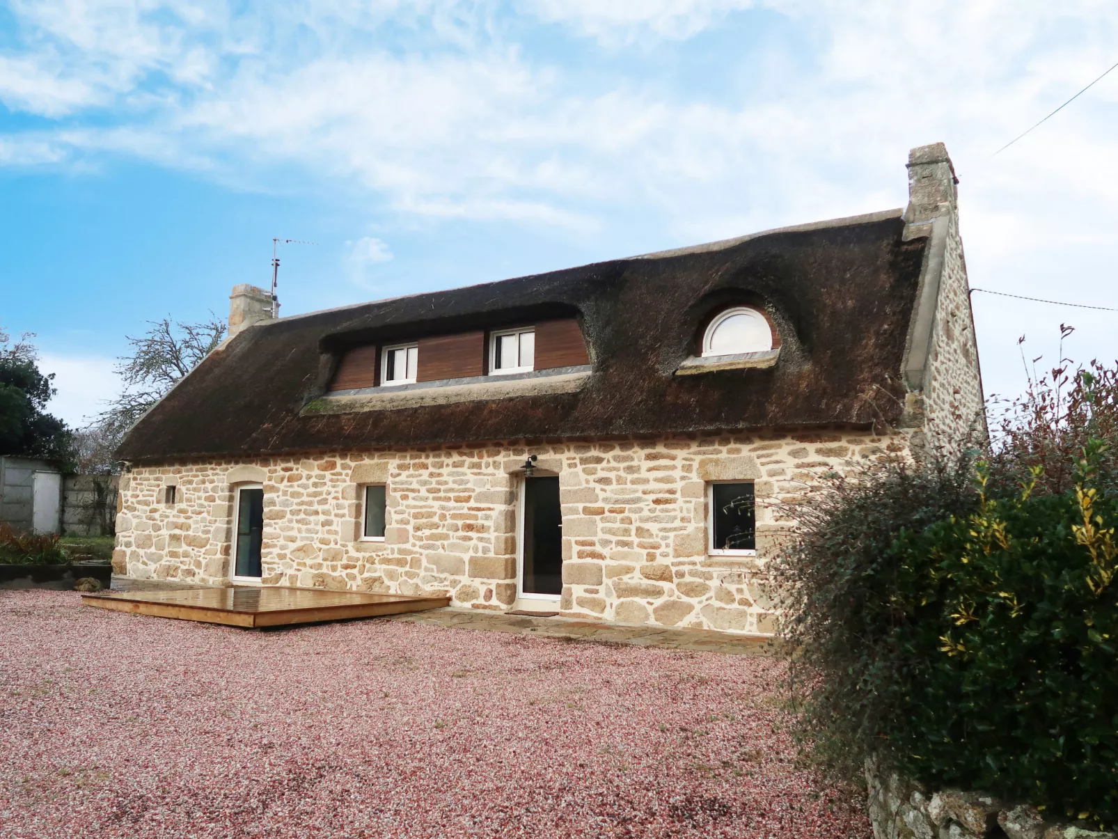 La chaumière de Quélarn-Buiten