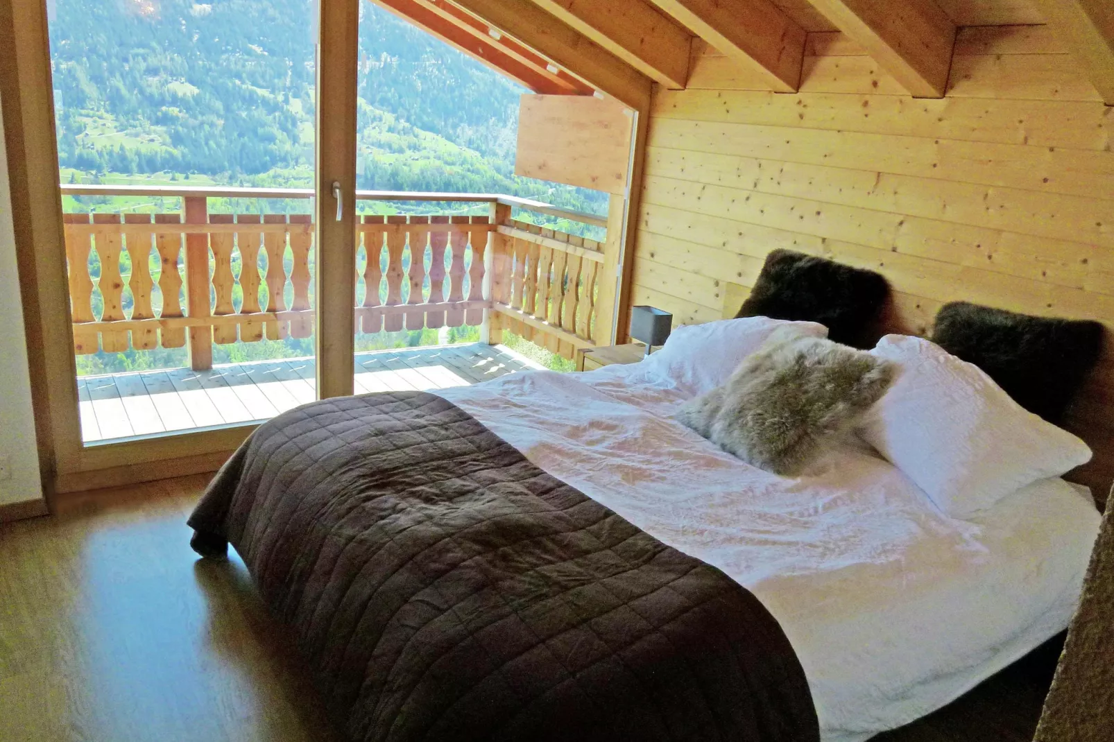 Chalet Ourson Blanc-Slaapkamer