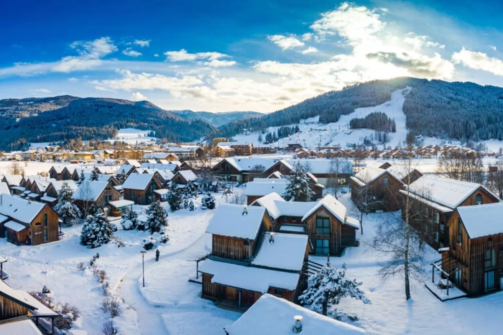 Ferienpark Kreischberg - Ferienhaus 60m2-Tuin winter