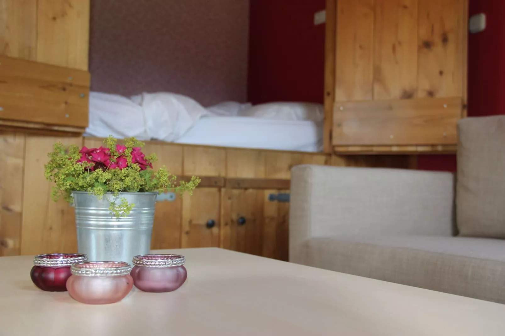 Vakantiehuisje 3 Aarde Groene Camping Lage Zwaluwe-Slaapkamer