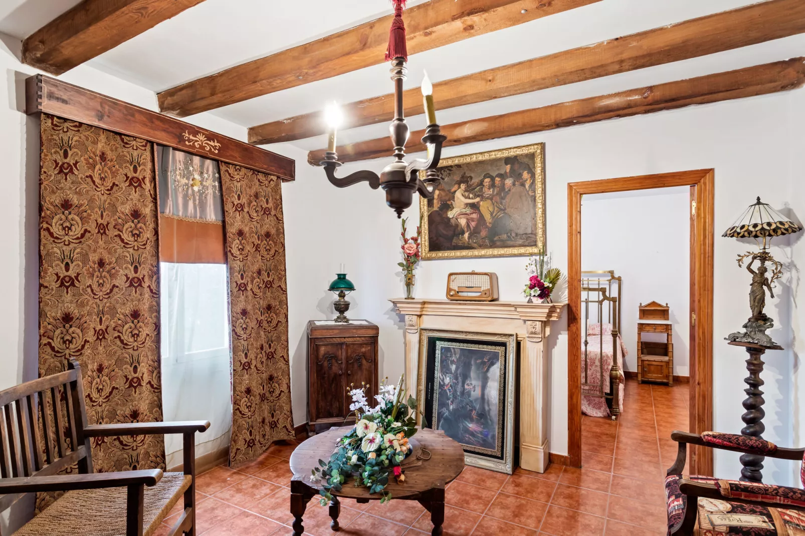 Casona la Huertita-Woonkamer