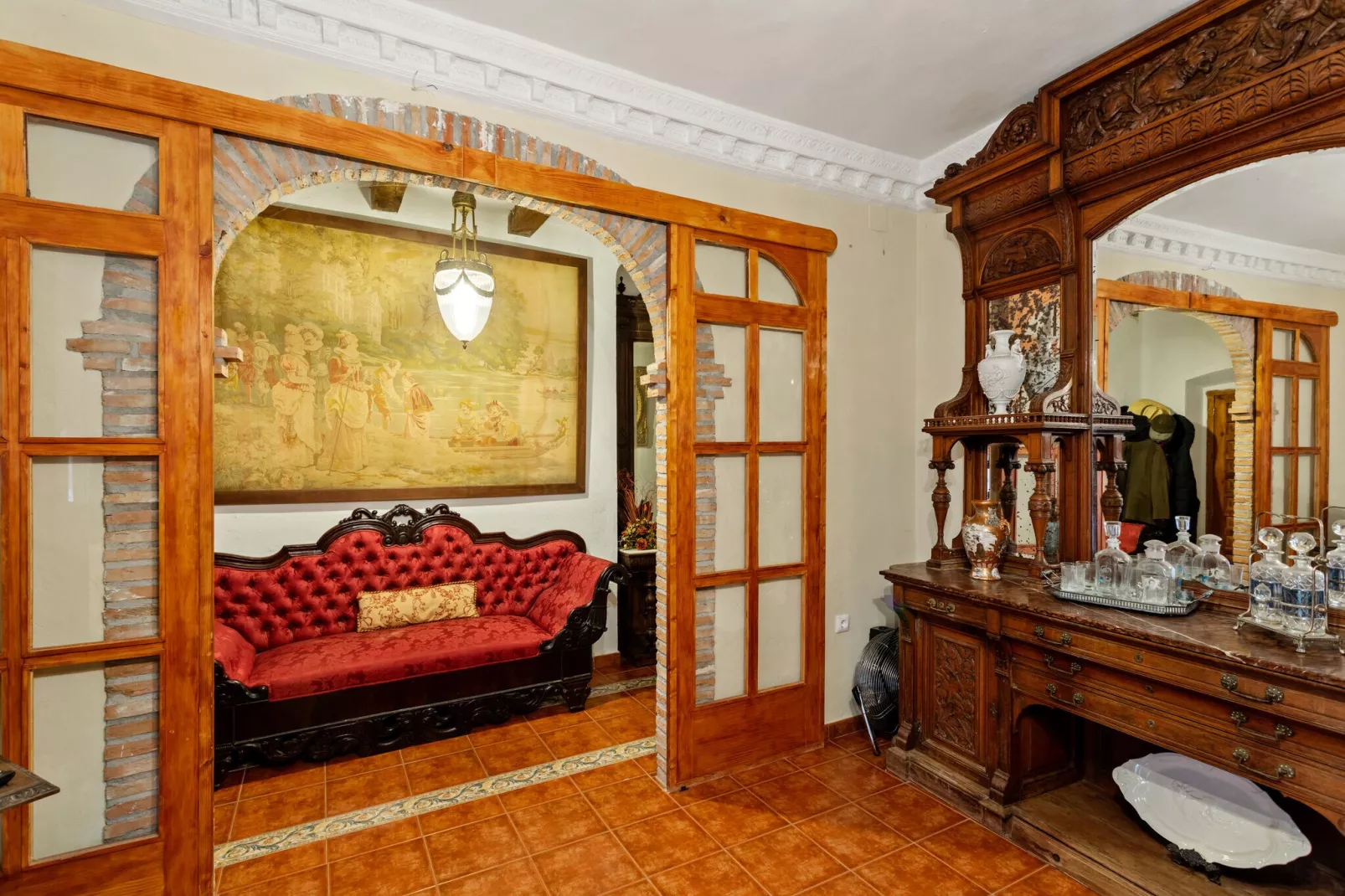 Casona la Huertita-Woonkamer