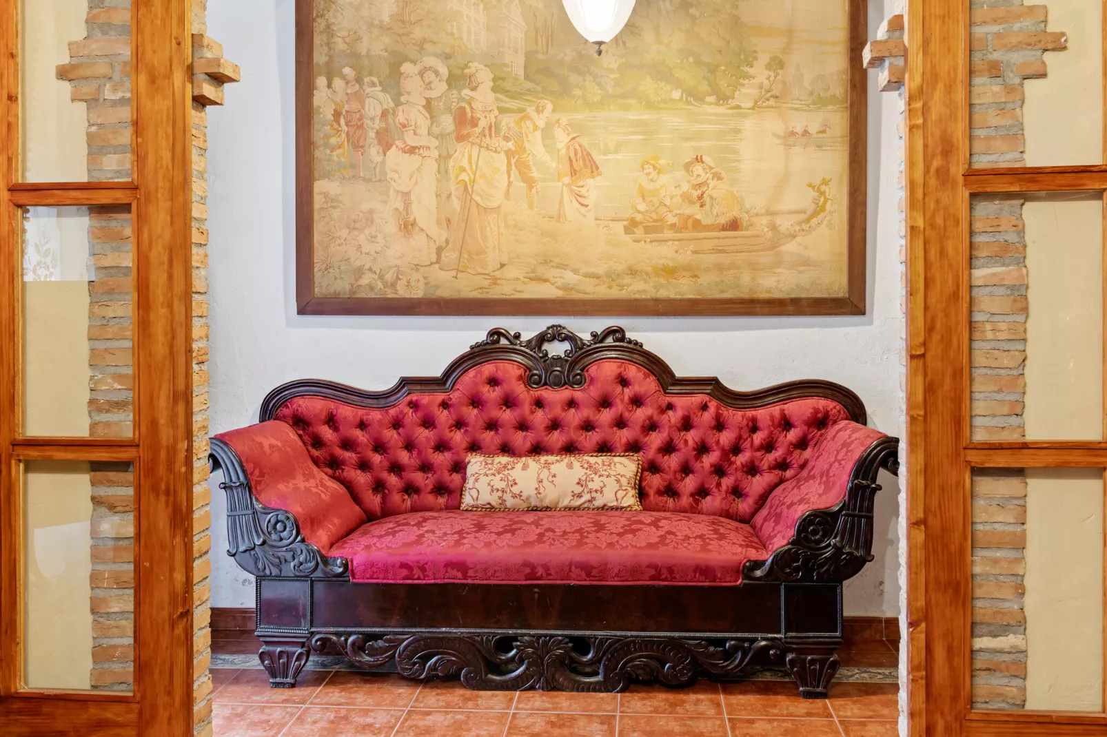 Casona la Huertita-Woonkamer