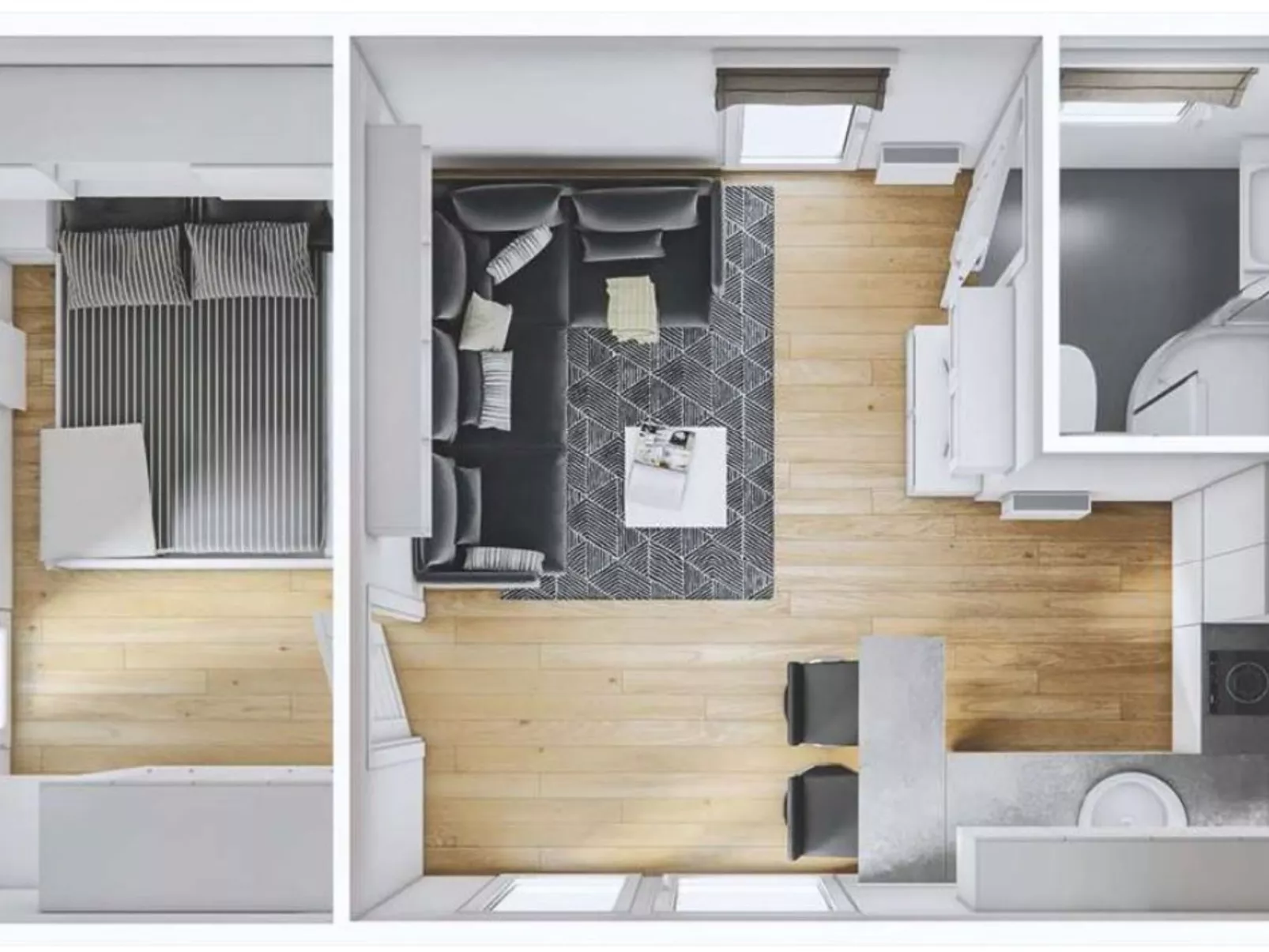 Tiny Haus am Waldsee-Binnen