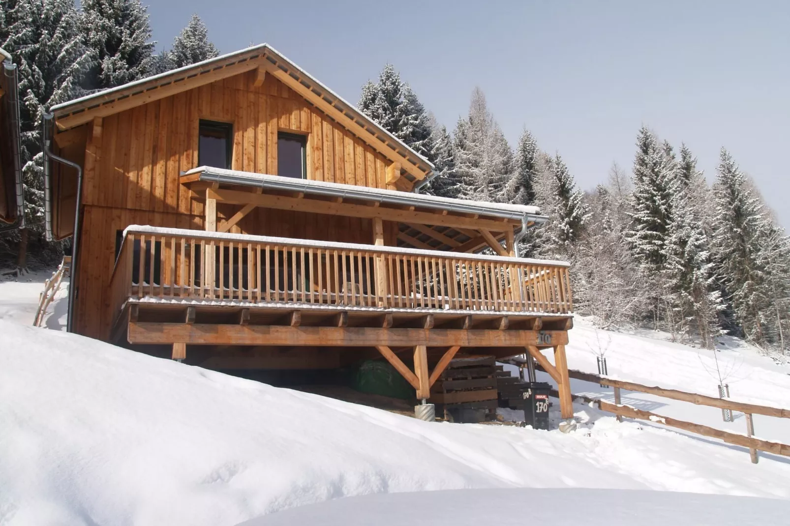 Chalet De Berghut-Exterieur winter