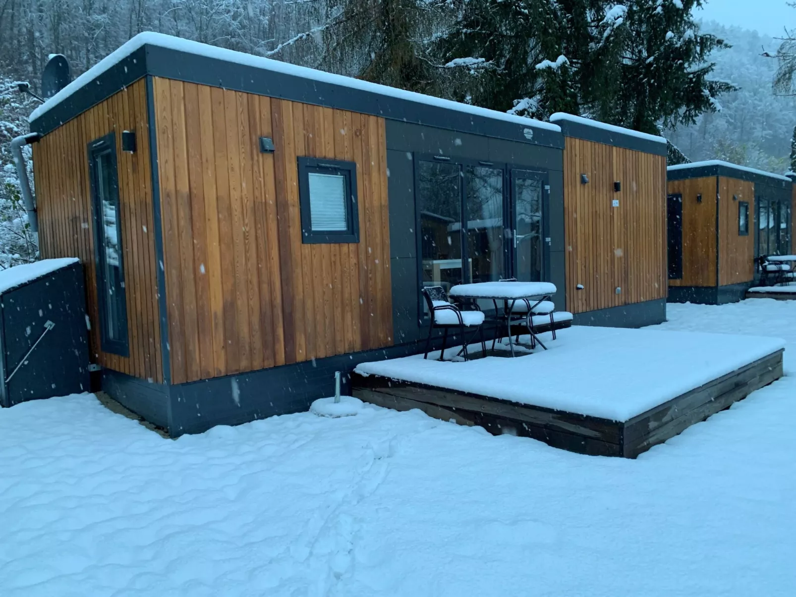 Tiny Haus Rotkehlchen-Buiten