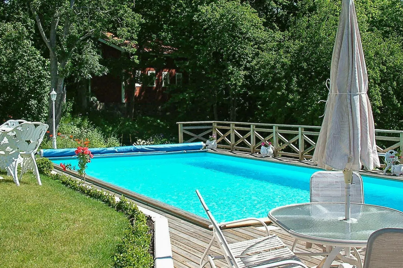 4 persoons vakantie huis in VALDEMARSVIK-Zwembad