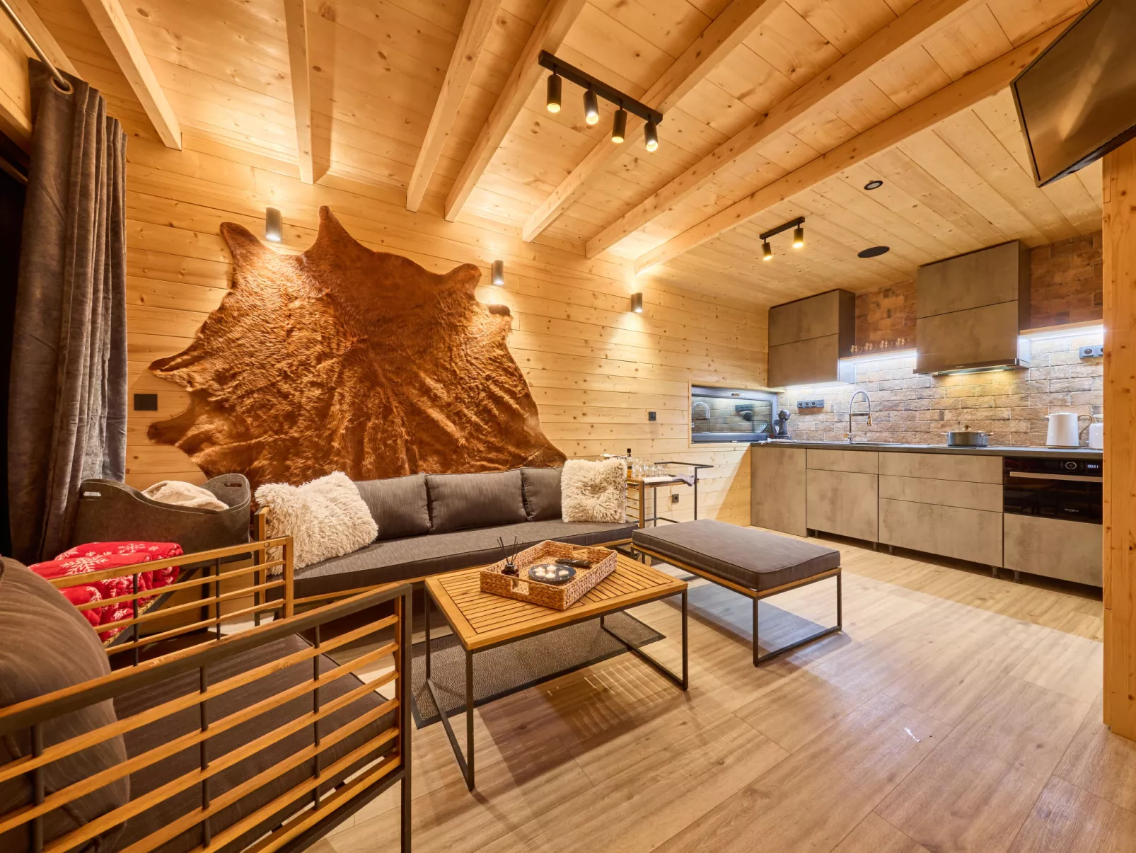 Luxe Timber Lodge & Relaxing Bath”-Binnen
