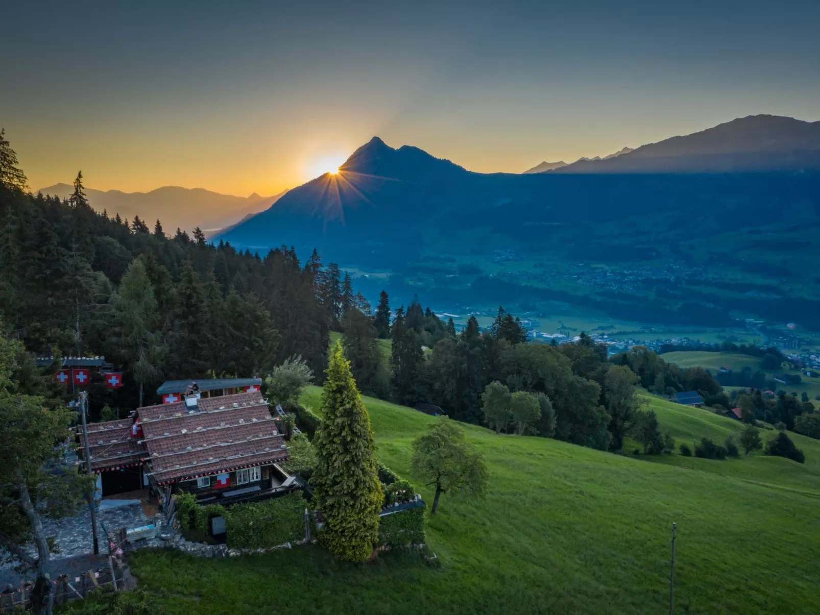 Chalet Zun-Buiten