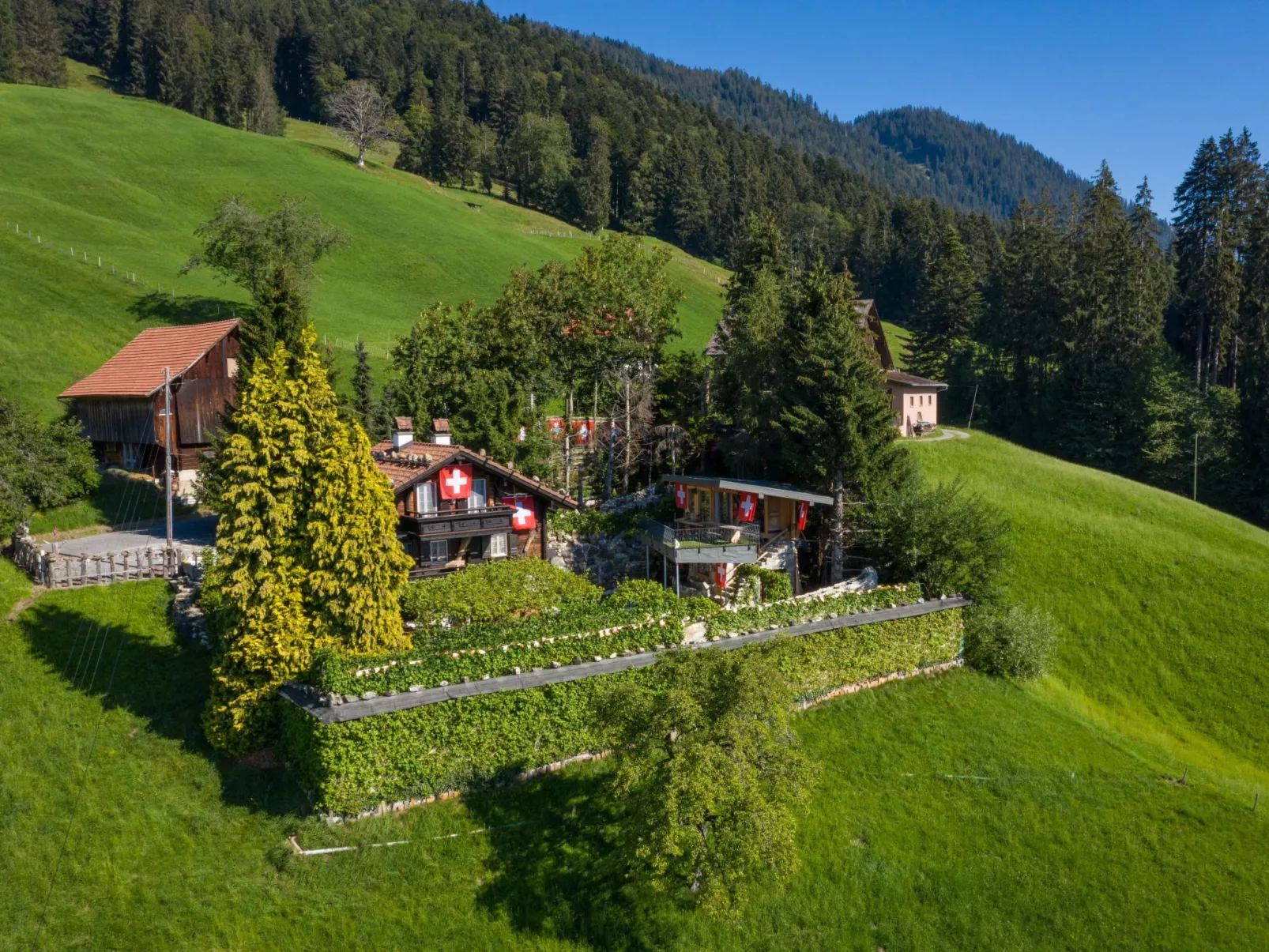 Chalet Zun-Buiten