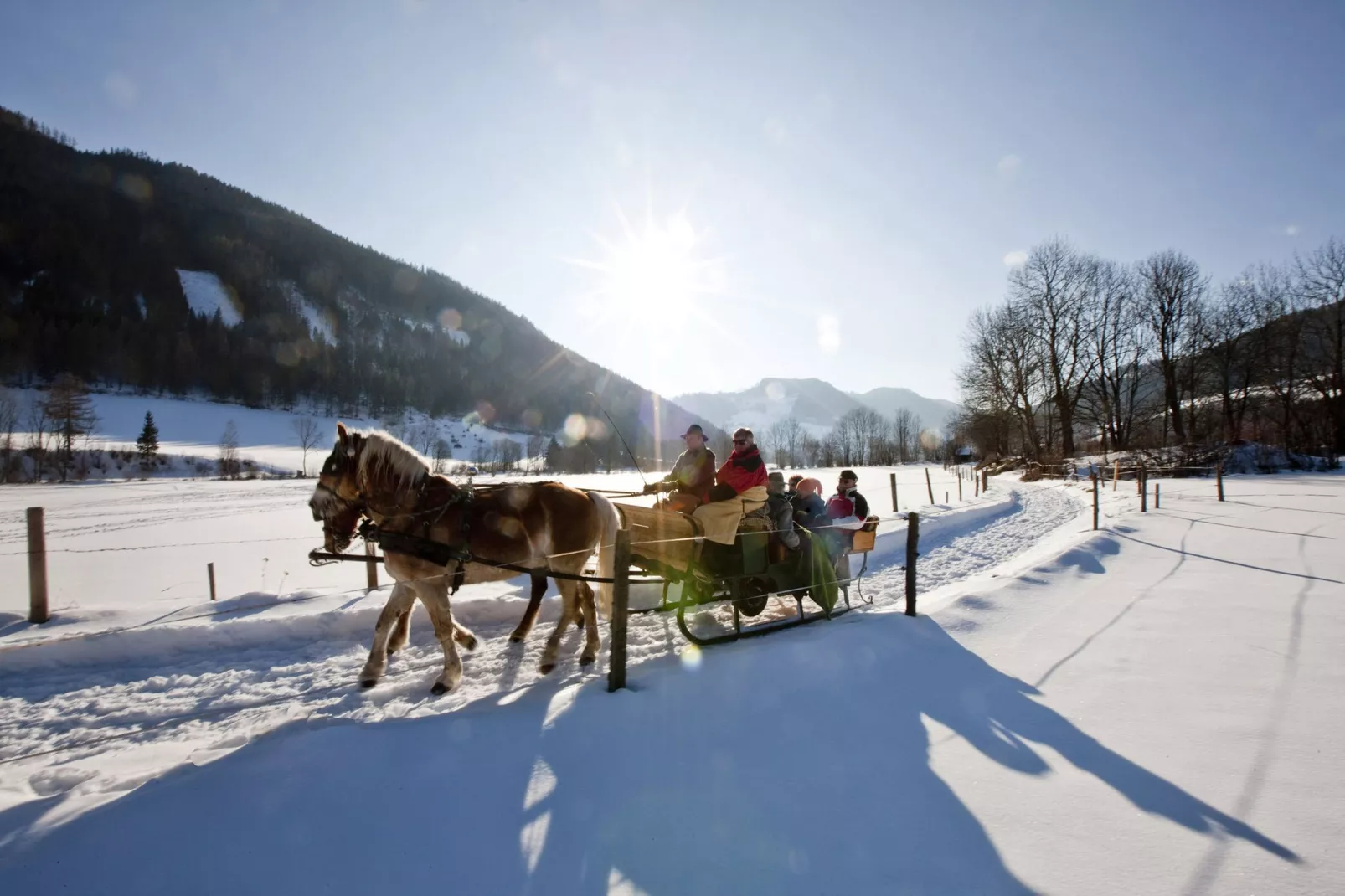 Almdorf Stadl 3-Gebied winter 5km