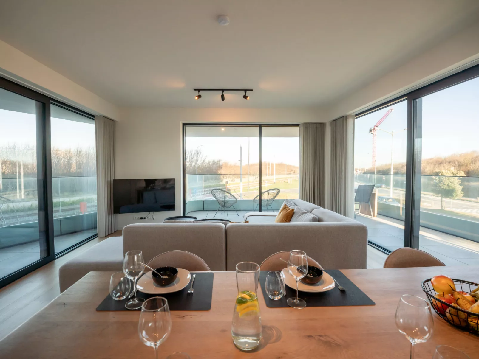 One with terrace and dune view-Binnen