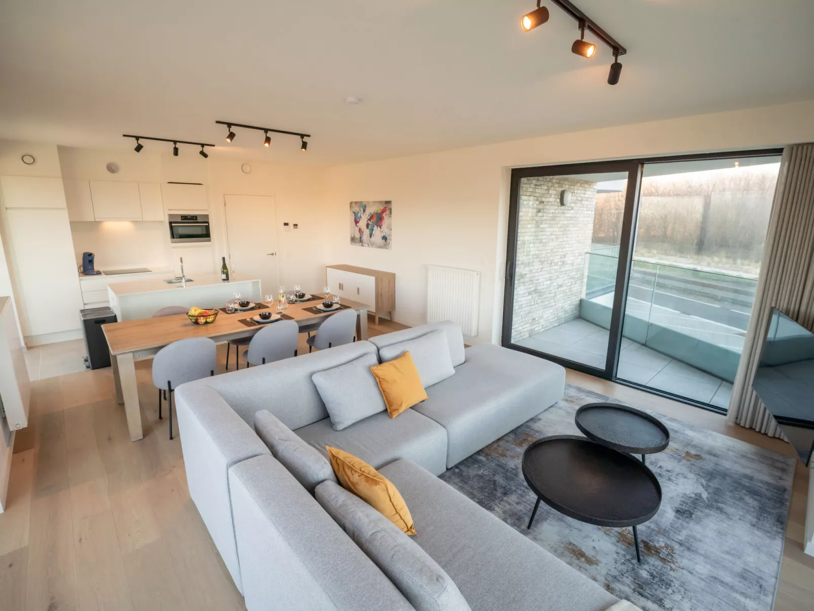 One with terrace and dune view-Binnen