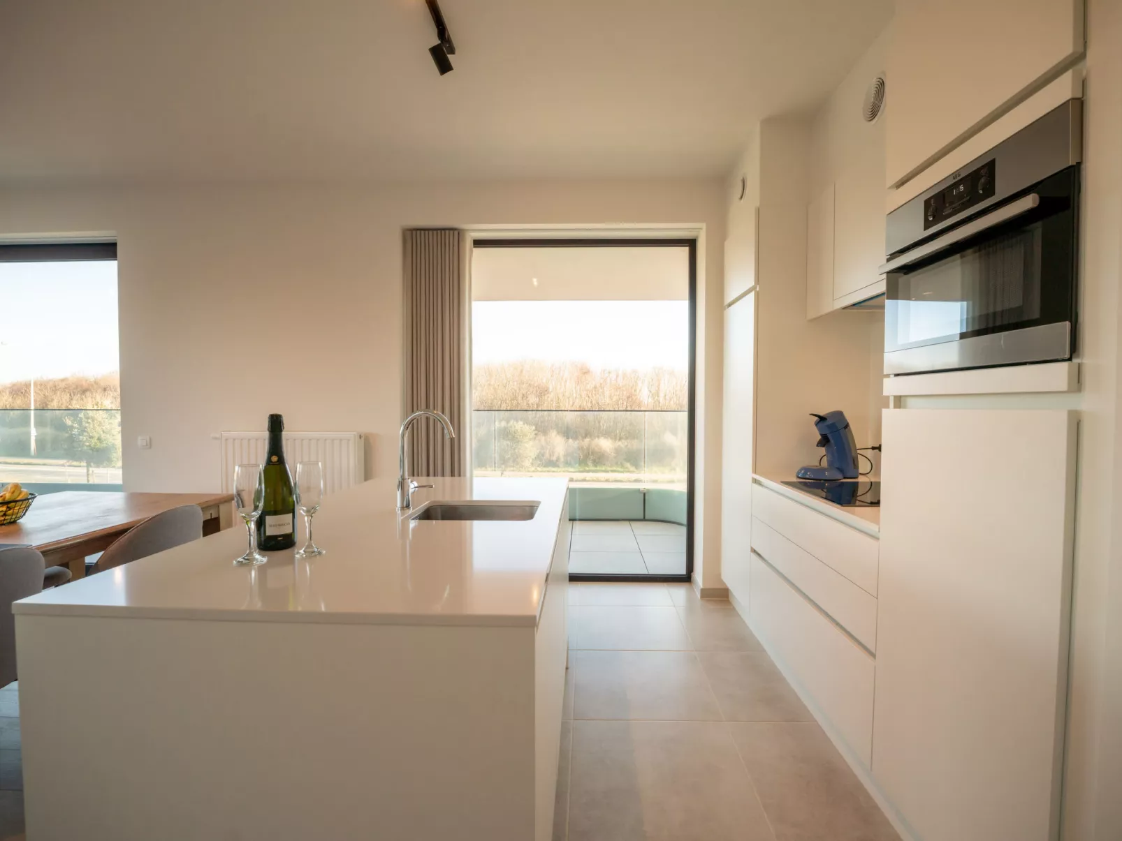 One with terrace and dune view-Binnen