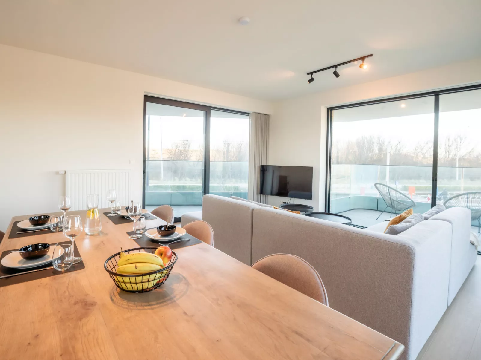 One with terrace and dune view-Binnen