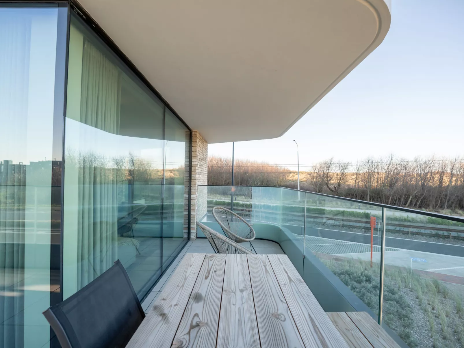 One with terrace and dune view-Buiten