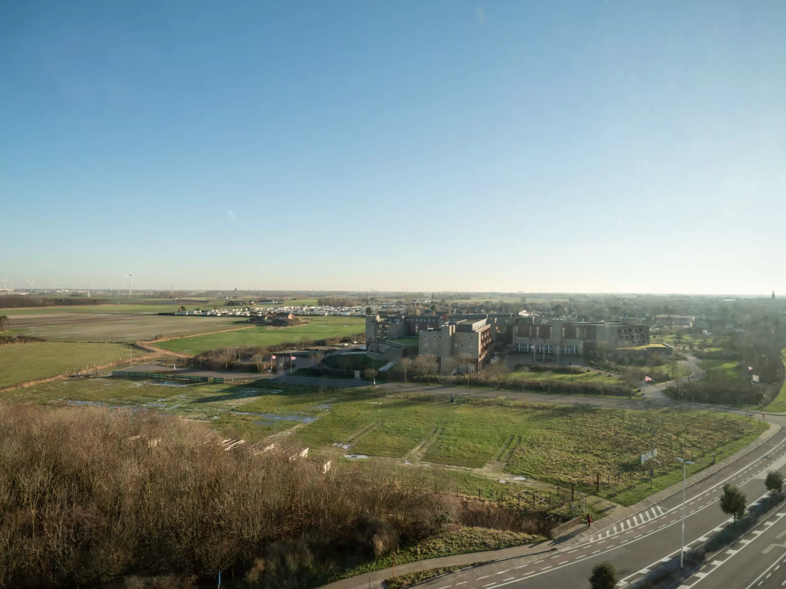 One with terrace and dune view-Buiten