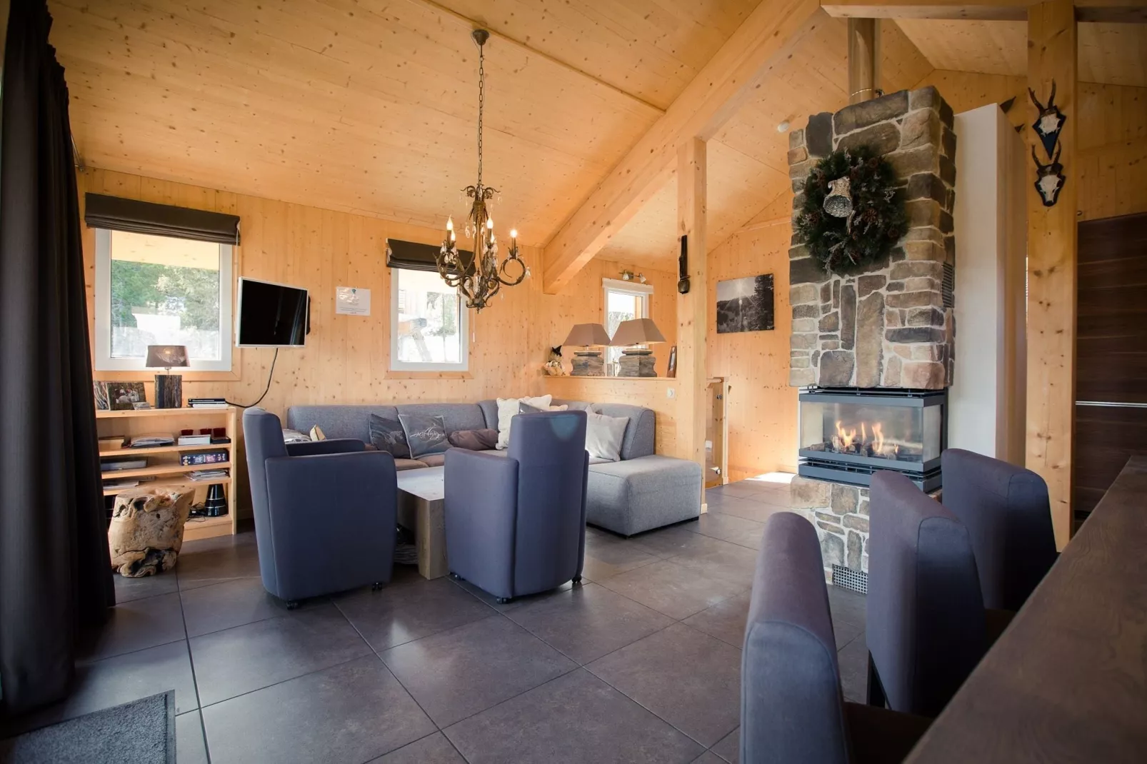 Alpenpark Turrach 14-Woonkamer