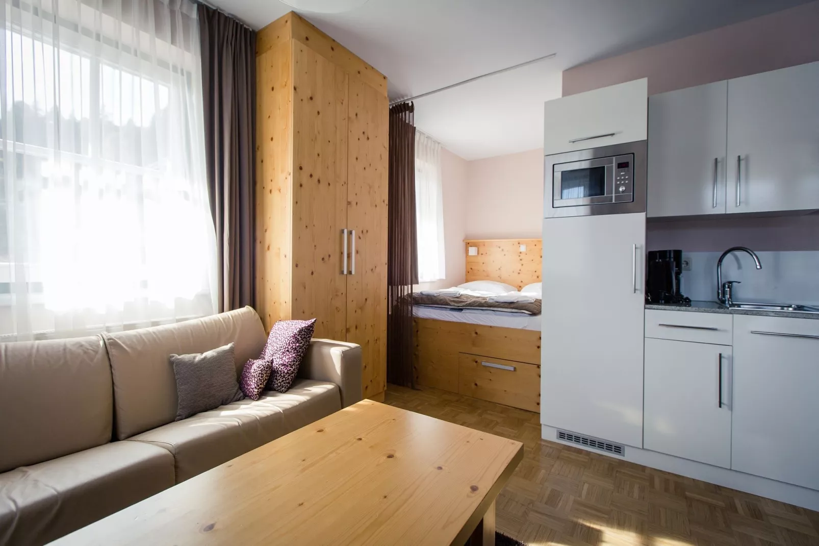 Alpenpark Turrach App3-Woonkamer
