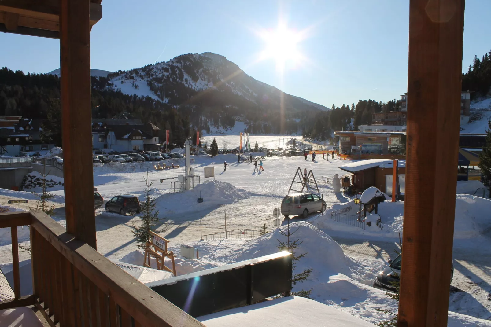 Alpenpark Turrach App3-Uitzicht winter