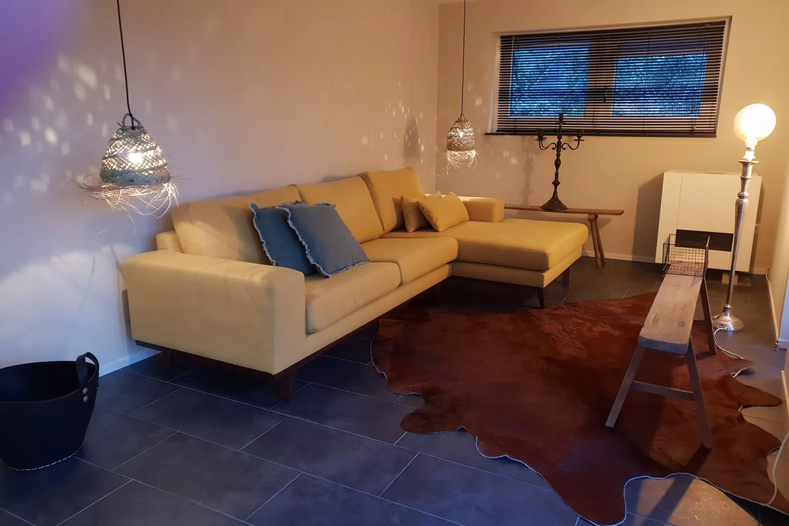 Dorpswoning In het Bos-Woonkamer