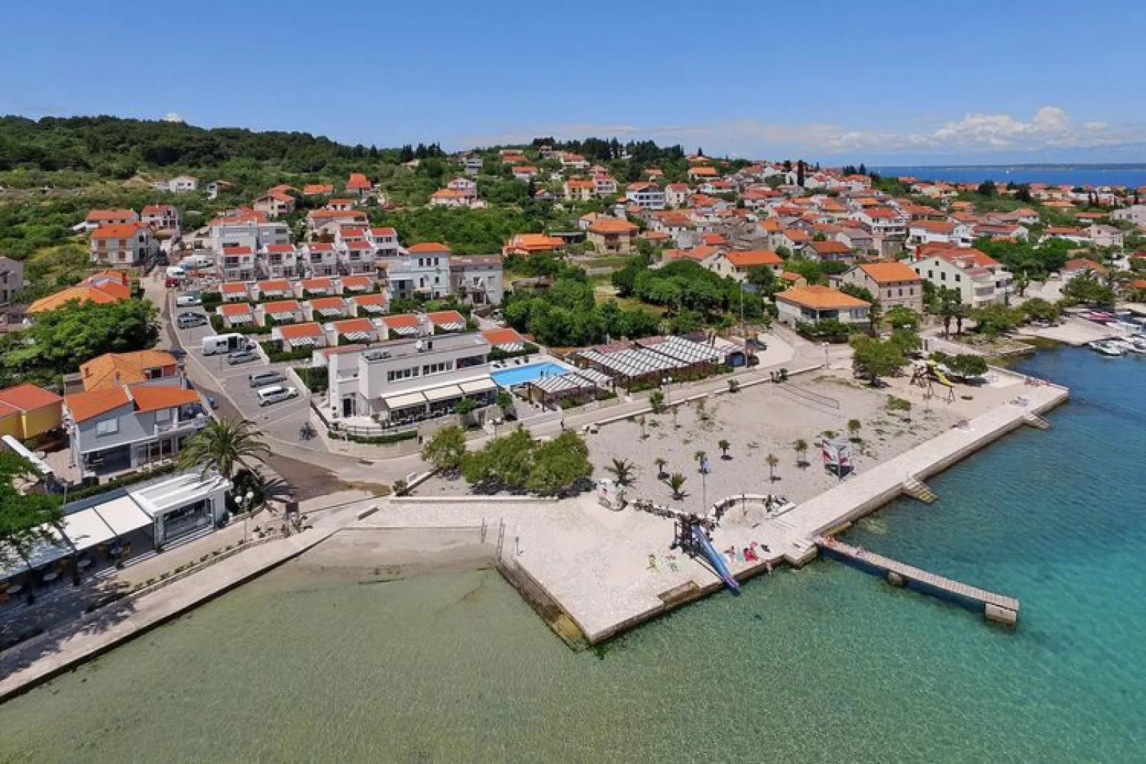 Holiday resort Vile Dalmacija, Preko-2-Raum-App., Superior 2+2, ca. 33 qm, für 4 Pers.-Waterzicht