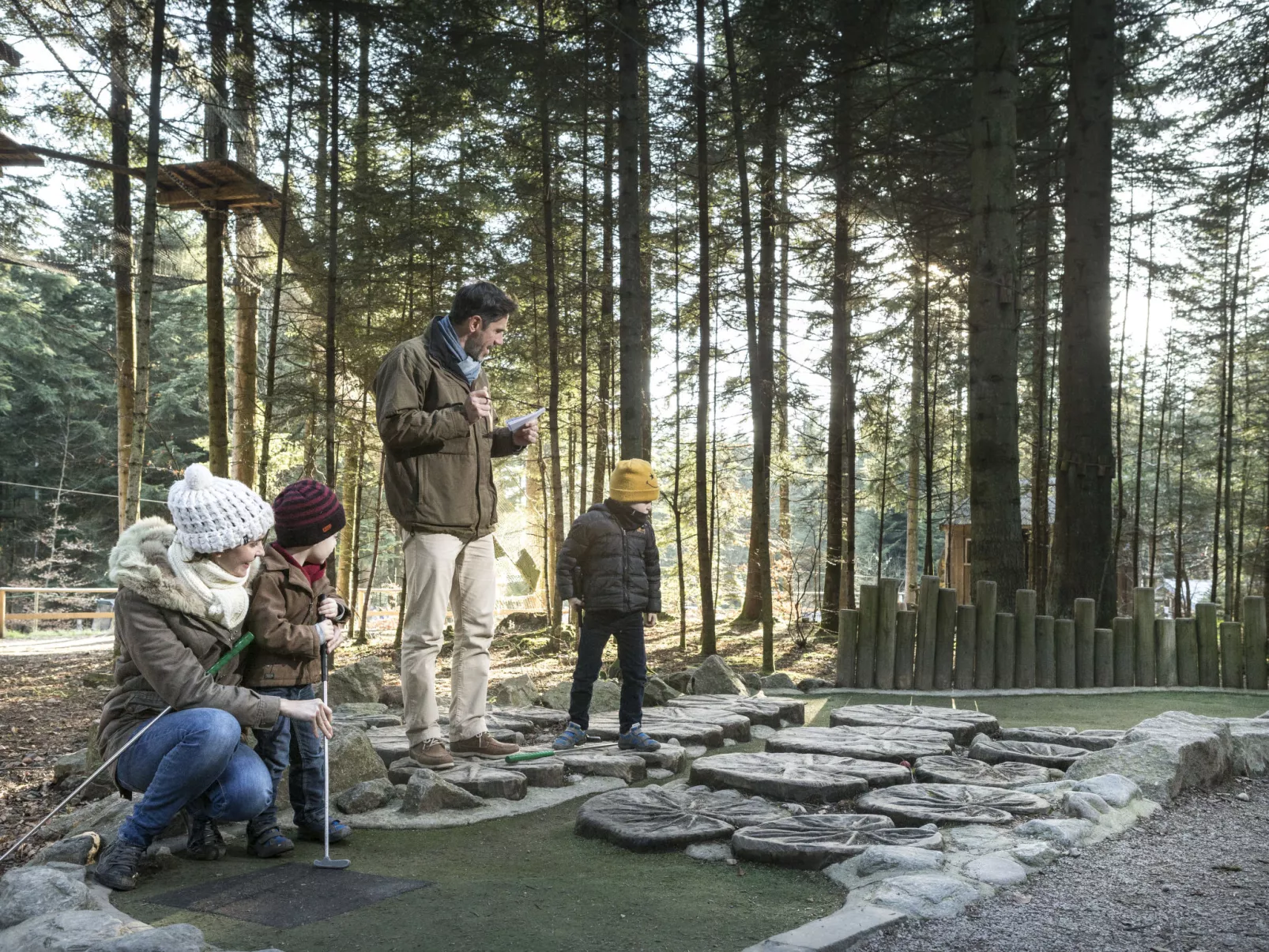 Park Les Trois Forêts-Binnen