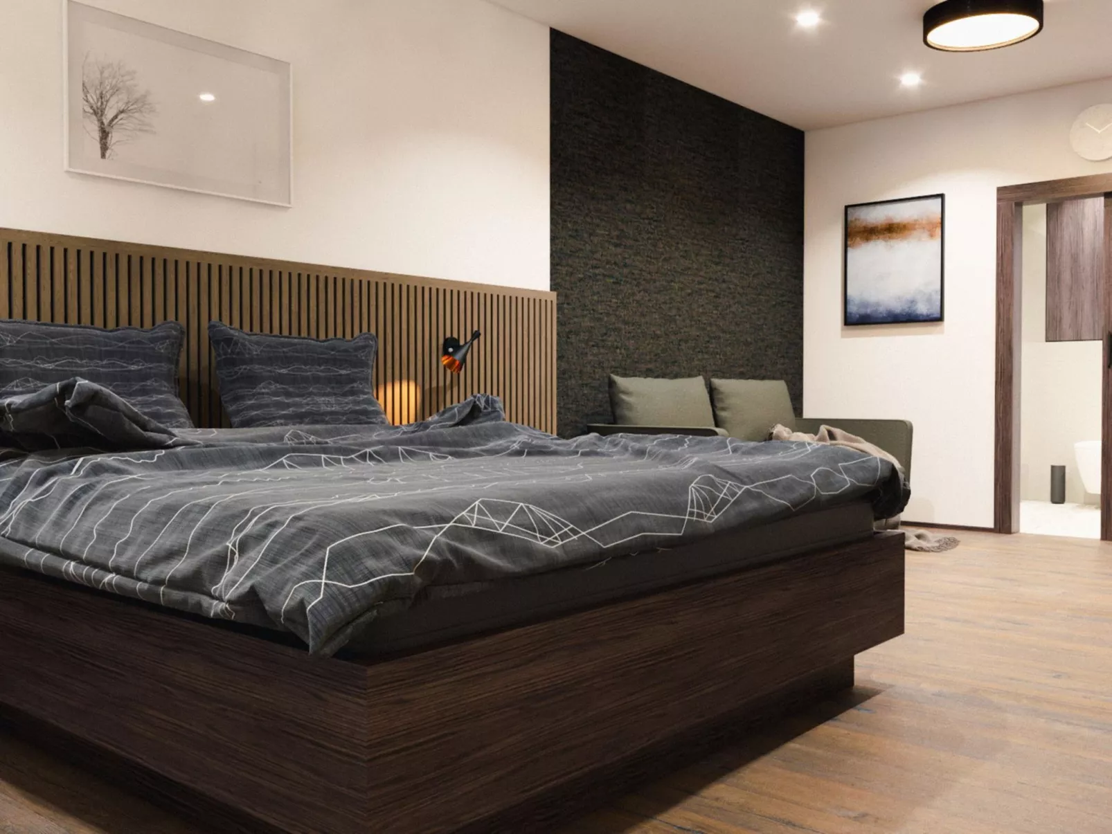  mit 2 Schlafzimmer für 2-6 Personen